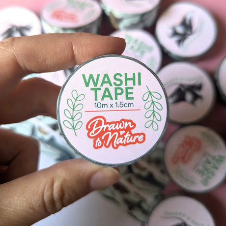 Draw To Nature Washi Tape Label