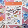 Drawn To Nature Sea Creatures Sticker Sheet
