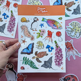 Drawn To Nature Wild Life Favs Sticker Sheet