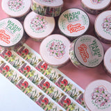 Wildflowers Washi Tape 🌼🌸💐

This decorative washi tape was designed using the illustrations from my new 'Wildflowers' print! Featuring a pale pink coloured background. Perfect for as a stationery lover gift, or to keep for yourself to decorate your bullet journal, planner or for scrapbooking!

This is a single sided paper washi tape, each comes wrapped in cello for extra protection

Size: - 1.5cm Wide x 10m Length