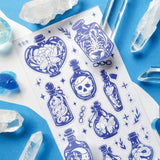 🔮🌿 Bottle up the magic with @peregrinejazmin’s mesmerizing collection of midnight-blue treasures! Filled with delicate florals, shimmering stars, crystal charms, and mysterious little creatures, each bottle feels like a curious charm bottled up under starlight. This sheet is perfect for adding a splash of potion-shop magic to any page.

Art by: @peregrinejazmin