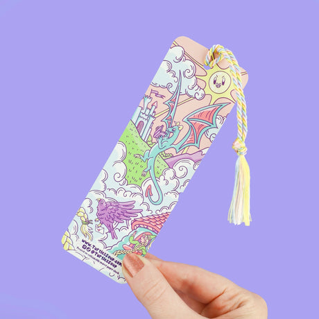 Hold your spot in style with our fun and funky bookmark collection! Whether you prefer romance, fantasy, or science fiction, our bookmarks will fit perfectly between the pages of your favorite novel.

🐢 Bookmark is printed on sustainably-sourced premium ultra-thick card stock with soft-touch matte texture

🐢 Unique design on the front and back

🐢 Bookmark measures 2" x 6"

🐢 Copyright © 2025 Turtle's Soup. All Rights Reserved.