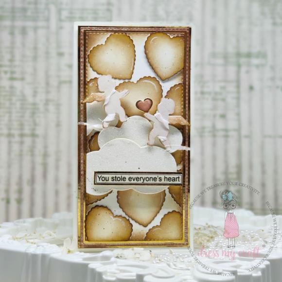 Dress My Craft Designer Punch - Scalloped Heart 1.5"