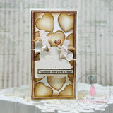 Dress My Craft Designer Punch - Scalloped Heart 1.5"