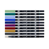 Tombow Dual Brush Pen Art Markers, Dragons, 10-Pack