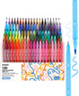 Ready to elevate your art? Grabie Art Supplies presents the ultimate set of 100 dual-tip sketch markers - the perfect partner for your creative journey. Each paint marker pen features both a flexible brush tip and a precise fineliner, giving you the power to create stunning illustrations, detailed journal entries, beautiful calligraphy, and professional drawings. Dive into vibrant color with these best markers for coloring and unlock limitless potential with Grabie Markers!
