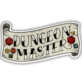 Dungeon Master Tattoo Flash Style - D&D Dungeon Master Vinyl Sticker
