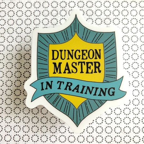 Dungeon Master in Training - D&D Vinyl Sticker