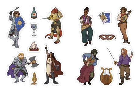 Düngeonmeister Rpg Sticker Book By Jef Aldrich