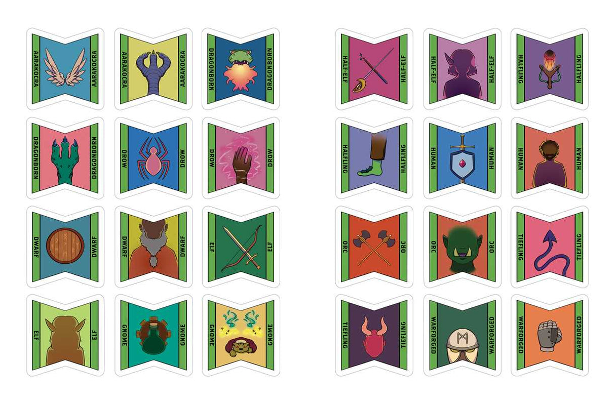 Düngeonmeister Rpg Sticker Book By Jef Aldrich