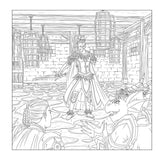 Follow a party of adventurers and color in their journey as they visit taverns, fight off monsters, and save the day in this coloring book-meets-RPG adventure made just for tabletop RPG players.

Düngeonmeister: The Goblin Quest Coloring Book is filled with coloring pages based on classic fantasy tabletop adventures, with playable game elements to inspire your next quest.

The coloring pages follow a party of heroes as they travel through their game world, encountering monsters, ambushes, and other adventur