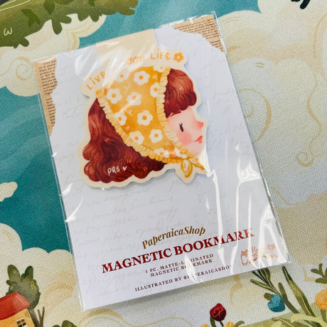 PaperaicaShop Live a Good Life Magnetic Bookmark