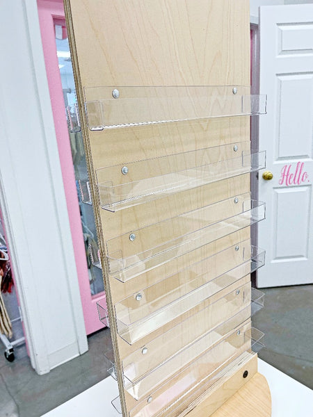 Pick Spinner Display Rack 2 Sided Counter Spinner Display
