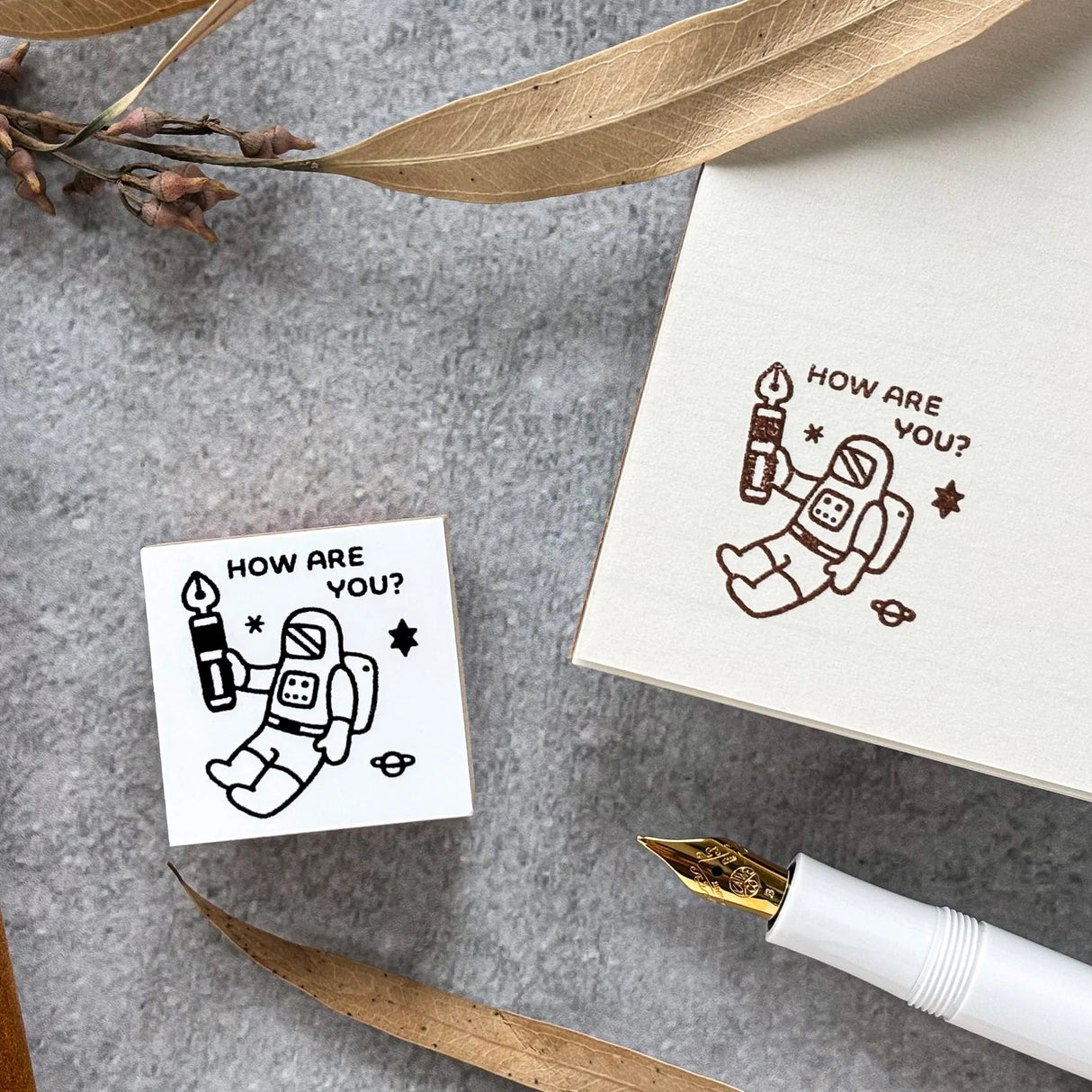 [Houston Exclusive] eric TX Rubber Stamps - Astronaut