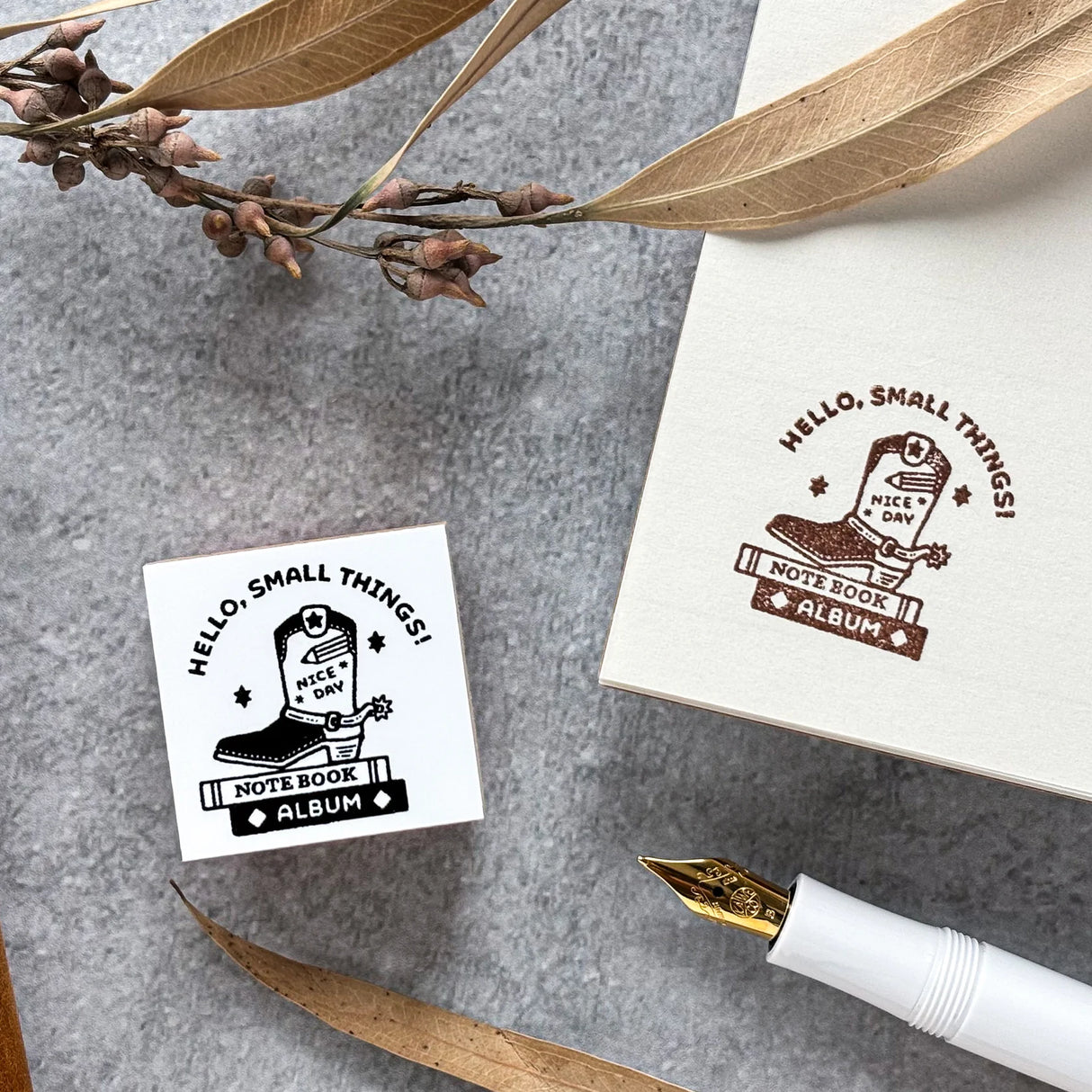 [Houston Exclusive] eric TX Rubber Stamps - Cowboy Boot