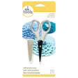 These scissors feature a comfort grip handle that make them perfect to use on all your craft projects! They have non-stick blades and can be used for both right and left handed people.&nbsp;

This package contains Small Precision Scissors, one 5 inch long pair of scissors with a safety cover.