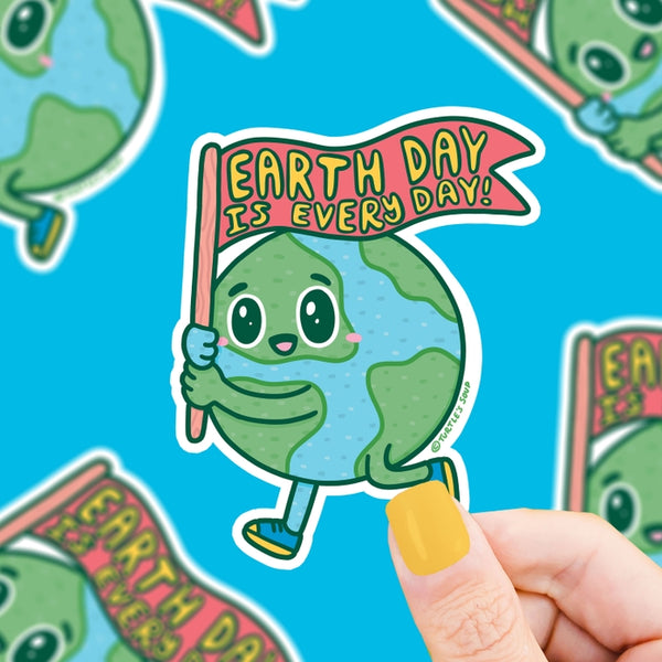 Earth Day Is Everyday Vinyl Sticker