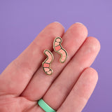 Earthworm Earrings