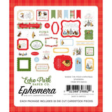 Echo Park Ephemera - Icons, Winnie The Pooh Christmas