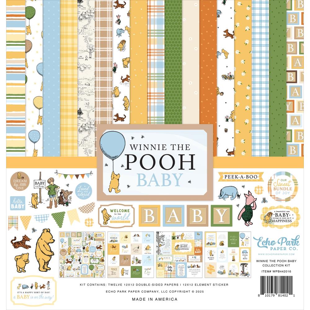 Winnie The Pooh Baby - Echo Park Collection Kit 12"X12"