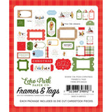 Echo Park Ephemera - Frames & Tags, Winnie The Pooh Christmas