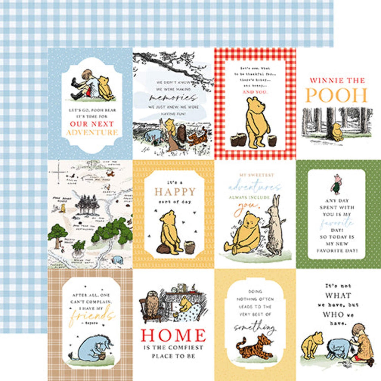 Echo Park The House at Pooh Corner Collection Kit 12"X12"