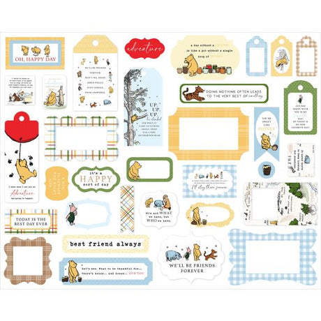 Echo Park The House at Pooh Corner Ephemera - Frames & Tags