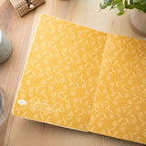 Embroidered Butter Yellow Blooms Hardbound Notebook

Premium embroidered cover and beautiful cream-colored lined pages making it easy to keep track of even the smallest details. Complete with a rich, satin ribbon allowing you to bookmark your favorite pages and experiences.

5.75" x 8.25" hardcover journal notebook
Embroidered cover artwork
144 lined pages
Glorious Smythe-sewn binding allows notebook to lay flat
Ribbon Bookmark
Durable binding and high-quality paper for a premium writing experience
Ideal fo