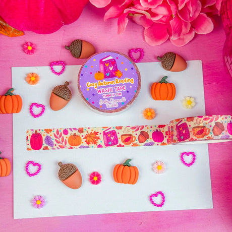 Emily Cromwell - Cozy Autumn Reading Washi Tape