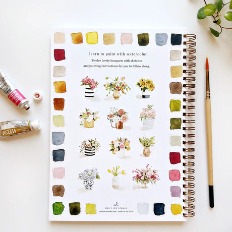 Emily Lex Studio - Bouquets Watercolor Workbook