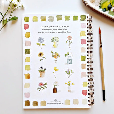 Emily Lex Studio - Flower Watercolor Workbook
