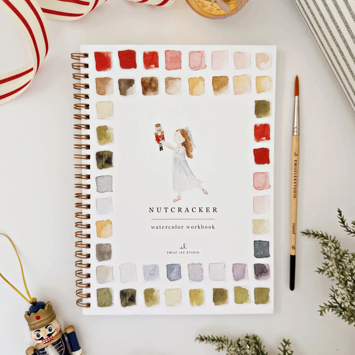 Emily Lex Studio - Nutcracker Watercolor Workbook