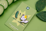 Calico and Cucumber Pin Set