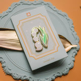 Thousand Skies Lily of the Valley Duckie Enamel Pin