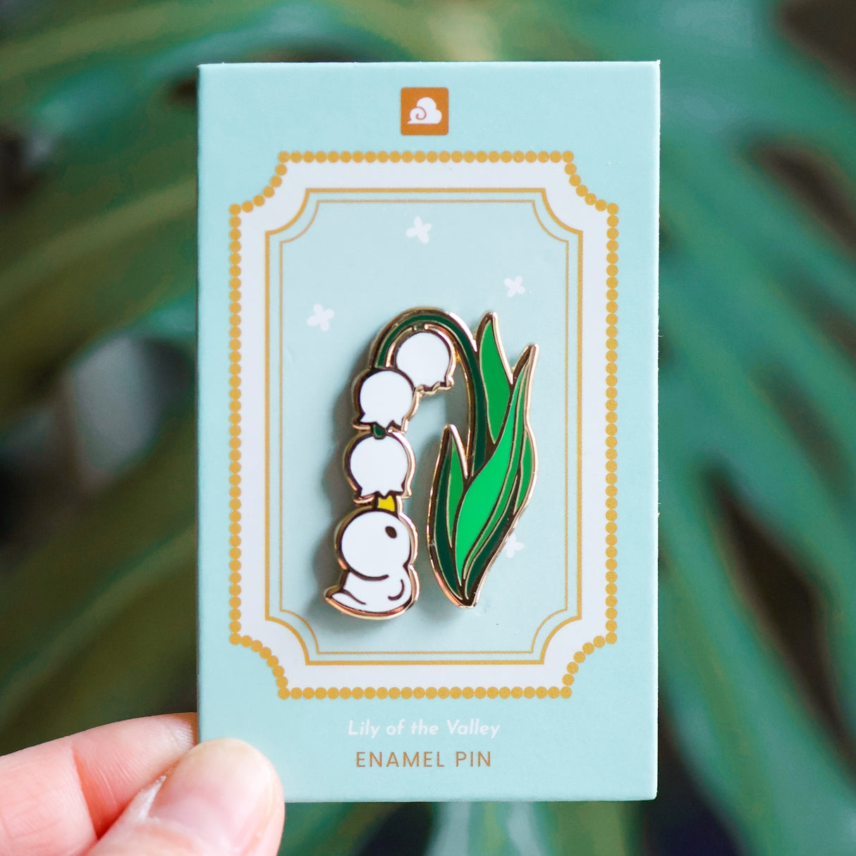 Thousand Skies Lily of the Valley Duckie Enamel Pin