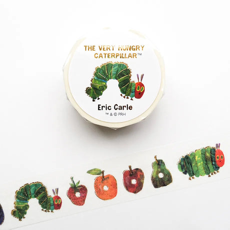 Cozyca Products - Eric Karl Washi Tape - The Very Hungry Caterpillar

Washi tape&nbsp;from Eric Carl's classic picture book "Caterpillar", which is loved all over the world.&nbsp;The caterpillar that eats a lot of apples, peaches, peaches, and oranges, full eventually grows into beautiful lanterns.&nbsp;It shines subtly and is accented by gold foil stamping.

20mm wide x 5m long