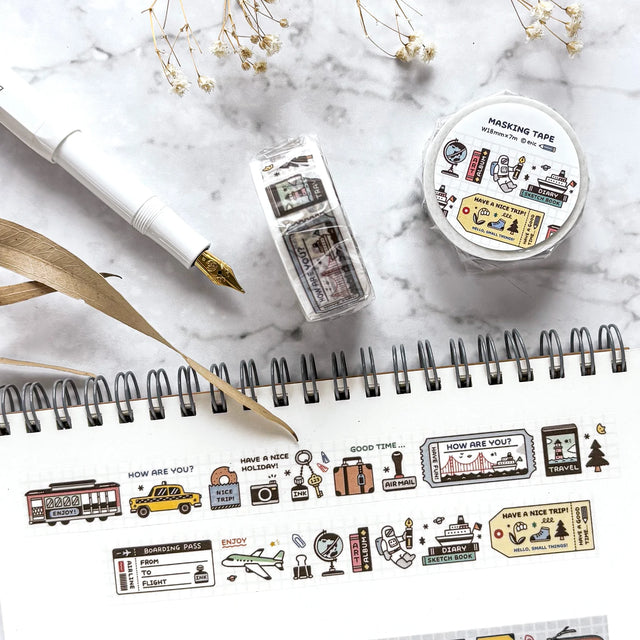 Eric Small Things Eric Small Things Washi Tapes - Have a Nice Trip! – Little Craft Place