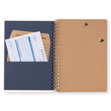 Eric x Kleid 2026 Ring Diary B6

This is the second collaboration between Eric, who expresses a world filled with small things through his unique stamps, and Kleid Diary. Eric's worldview is expressed in every detail, from the cover to the monthly and note pages. It features a diagonal elastic band that can be used as a pen holder or bookmark, and a convenient double-sided pocket on the last page. The 2026 edition is available in the iconic navy and a soft, elegant greige.
Size: 182 x 128 mm
Paper: 70 sheet