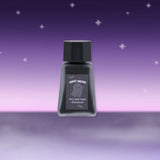 Add a little Halloween magic to your writing with our Sweetly Haunted Ink, created in collaboration with Sweet Kawaii Design. This beautiful purple fountain pen ink features a silver shimmer that catches the light with every stroke, adding a playful touch to your handwritten pages. Available in a 30 mL bottle, it's the perfect companion to either Sweetly Haunted Estie as part of this spooky collection! 