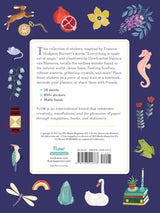 This collection of stickers, inspired by Frances Hodgson Burnett’s words “everything is made out of magic” and illustrated by Dutch artist Valesca van Waveren, recalls the endless wonder found in the natural world: clever foxes, flashing fireflies, vibrant wisteria, glittering crystals, and more! Place these stickers on a piece of snail mail or a notebook, decorate your planner, or share them with friends. —28 sheets —800+ stickers —Matte finish