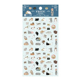 Exotic Shorthair Sticker Sheet

This is a small size transparent material sticker that is easy to decorate in planners or journals. It contains two identical illustrations, so you can use it for preservation, matching, or sharing.

Sheet size: Length 150× Width 90mm
Includes 1 sticker sheet
