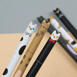 These cute cat gel pens are perfect for planning, for work, home, desk or for school. They will be a beautiful addition to your pen collection!


• 0.5mm Gel Ink
• Black Ink
• Writes very smoothly
• Measures approx. 6" - 7"
• Includes 1 pen, we will send one random color/design