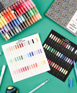 Our fine tip markers have a 0.7mm point for beautiful crisp and clean lines. A must for any artist creating drawings, technical work, or illustrations. The 48 colors are bright, quick flowing, and fast drying. Made to write practically everywhere, vivid Grabie markers eliminate dullness and boring.