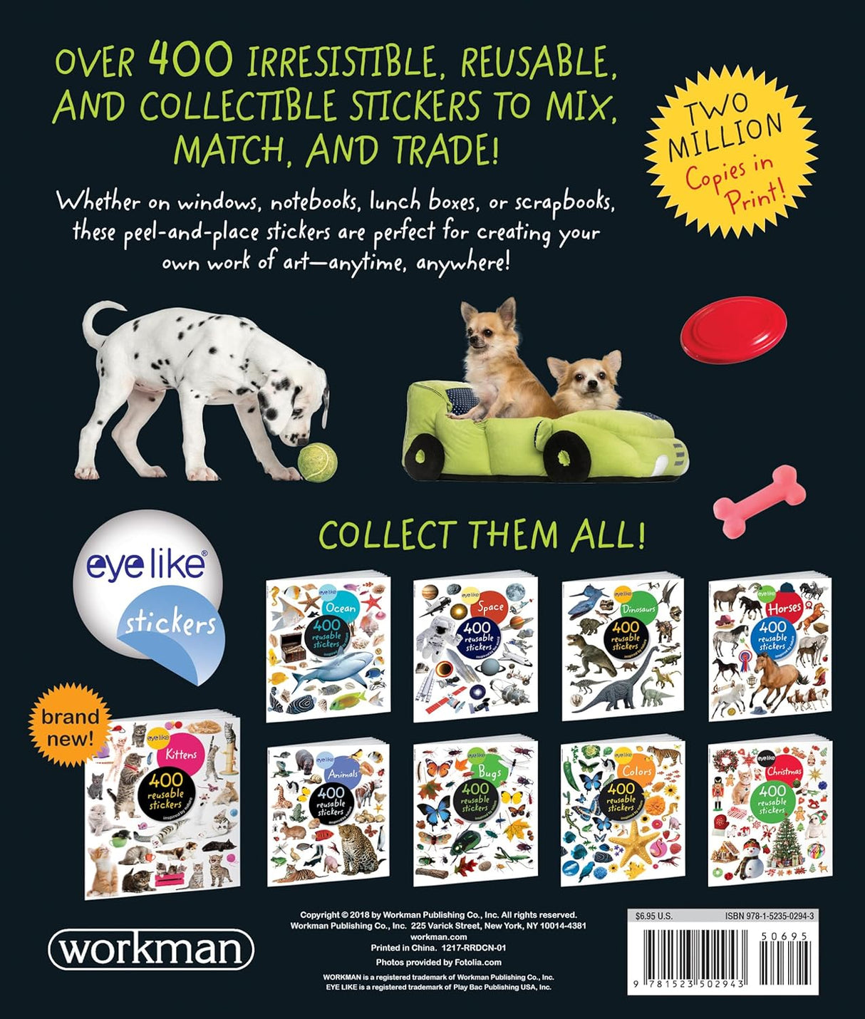 Eyelike Stickers: Puppies Sticker Book