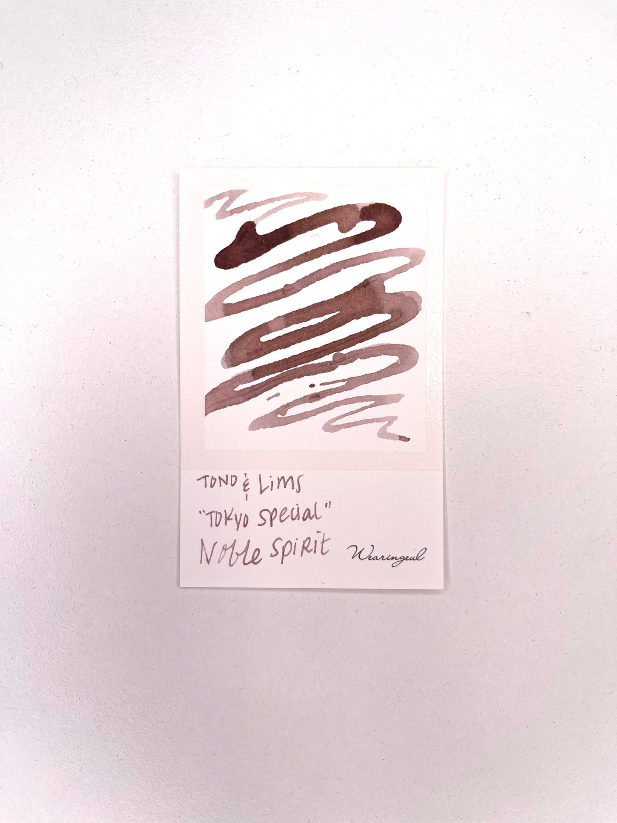 TONO & LIMS Tokyo Special 2025 Noble Spirit Ink