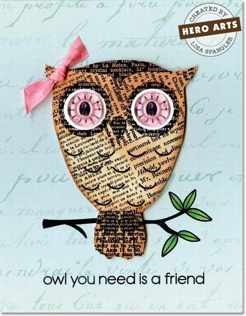 Sello de búho bebé