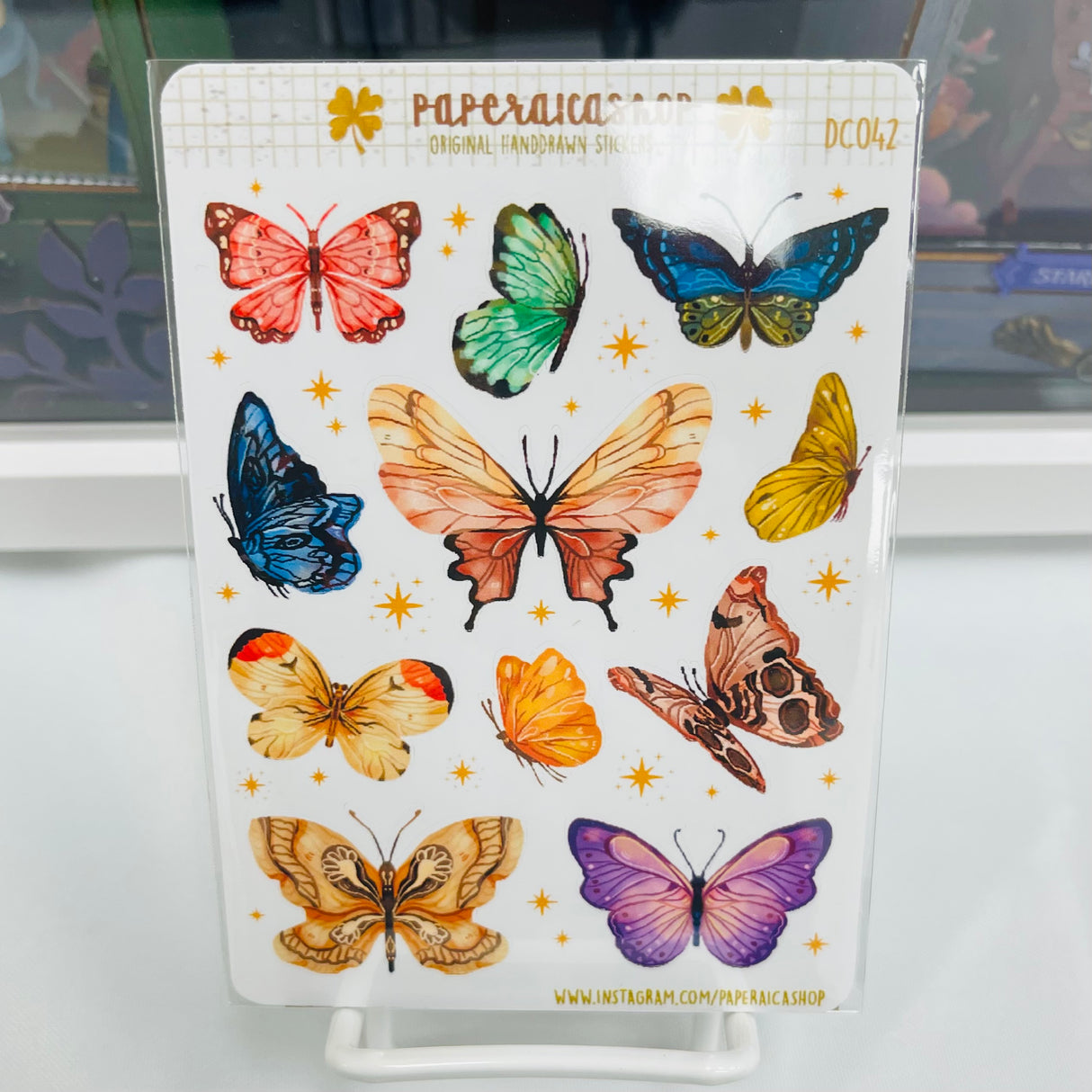 PaperaicaShop Elegant Butterflies Planner Sticker