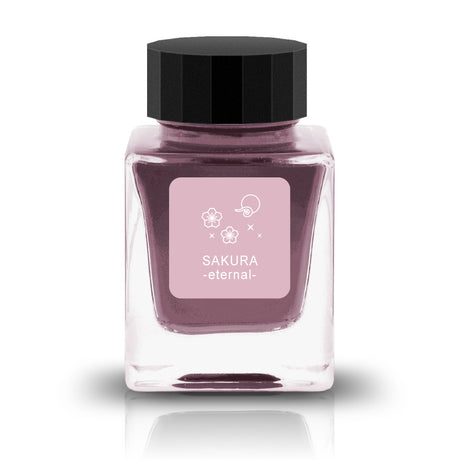 SAKURA - Eternal Ink

The Flower Memories Collection is inspired by the beauty of flowers. Some of the inks include shimmer to represent falling petals.&nbsp;

RGB: 221, 183, 195
Pale pink

30ml