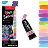 Faber-Castell Black Edition Acrylic Liquid Paint Tubes - Neon

Acrylic paint set with 12 tubes of paint, each 03. fl oz (9ml) in size.
