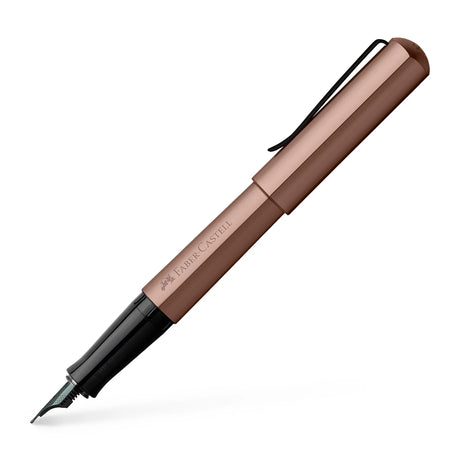 Whether you're writing the perfect novel, penning a valentine to your sweetheart, or jotting down the notes to a new tune, HEXO will help you bring your creativity to life!

Hexagonal barrel and cap made of anodized aluminum. Cap, with a metal clip pulls off and posts on the back end while writing. With or without the cap, the pen has a balanced weight. The ergonomically shaped grip zone allows for comfortable writing and is suitable for right and left-handed users.